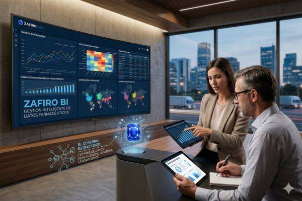 Business Intelligence: El cerebro estratégico de su Software ERP para industria farmacéutica